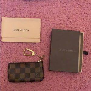Louis Vuitton Mini Pouch with Keychain